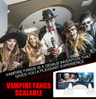 Halloween Vampire Dentures Halloween Retractable Vampire False Small Tiger Teeth Halloween Party DIY Cosplay Decorations