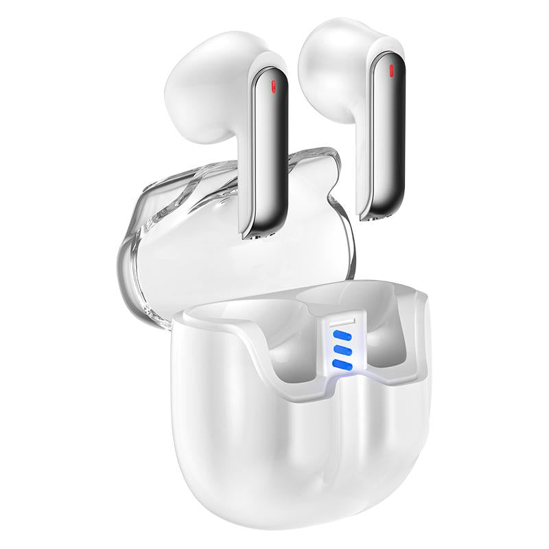 KRUNCHE Bluetooth Headphones Wireless Earbuds with Wireless Charging Wireless Headphones for Smart Phone Laptop Computer Sports