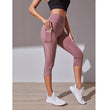 Pocket Slim Fit Cropped Yoga Pants