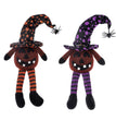 Halloween Dwarf Long Legs Sitting Decoration Piece Spider Glow Grimace Pumpkin Doll
