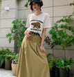 Slimming Temperament Mid-length Large Swing Skirt