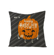 Home Halloween Pumpkin Linen Pillow Cover