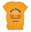 Pumpkin Love Rainbow Halloween Short Sleeve T-Shirt