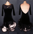 Costumes Competition Suit Velvet Latin Dance Dress
