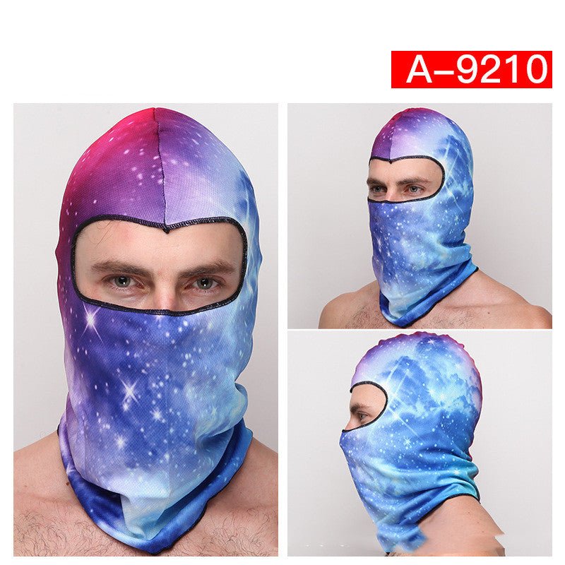 Riding Skating Dust Hood Halloween Skull Mask