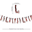 Halloween Horror Party Decoration Blood Handprint Letters