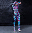 Women's Fashion New Printed Halloween Jumpsuit