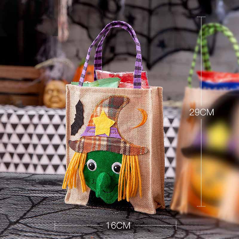 Halloween Decoration Candy Portable Pumpkin Bag