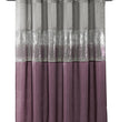 Night Sky Shower Curtain, Single, 72" W X 72" L, Gray & Purple - Sequin Shower Curtain - Sparkly Color Block Bath Curtain - Modern Glam Bathroom Decor