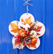 Halloween Thanksgiving Autumn Frost Leaf Pumpkin Simulation Garland Props Home Decor