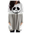Halloween Women's Long Ghost Pumpkin Long Printed Top