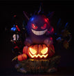 Halloween Pumpkin Lantern Sculpture Resin Crafts Ornaments