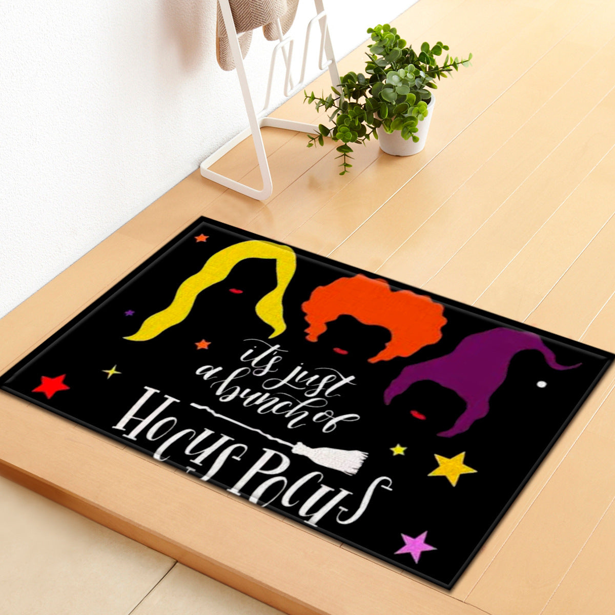 Halloween Alphabet Kitchen Bedroom Entry Mat