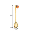 Halloween Style Pendant Stainless Steel Coffee  Creative Pumpkin Spoon