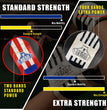 Wrist Wraps for Weightlifting | Weight Lifting Wrist Straps for Weightlifting | Extra Strength Gym Wrist Wraps | Two Wrist Wrap per Pack | 12” & 18” | Lifting Wrist Wraps for Men & Women