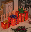 Christmas Gift Box Three Piece Set