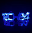 LED Glowing New Year Glasses 2024 Glitter Glasses For Party Evening Decoration