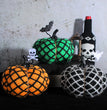 Halloween Pumpkin Ornaments Holiday Party Decorations