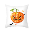 New Product Halloween Pillowcase Pumpkin Letter Fly Velvet Pillow Cushion Cover