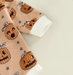 Baby Halloween Pumpkin Print Romper