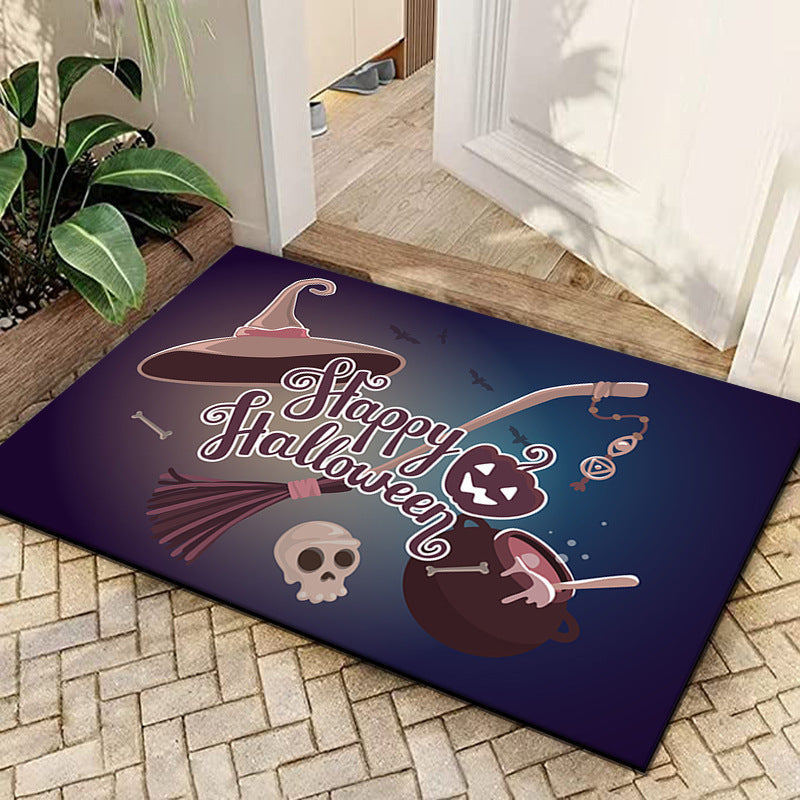 Halloween Themed Atmosphere Decorative Floor Mat