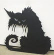 New Outdoor Decoration Acrylic Cut Halloween Cat Ornaments