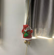 Electric Santa Claus Climbing Ladder Plastic