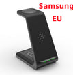 3 In 1 Fast Charging Station Wireless Charger Stand Wireless Quick Charge Dock For Phone Holder