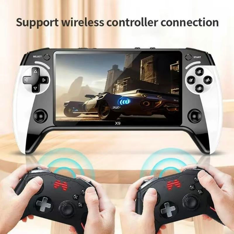 X9 Handheld Game Console, Rechargeableportable Game Console with Built-In 10 Emulatorgames,Handheld Game Console for Home &Travel,Protective,Gaming Products,Controllergrips,Durability Консоль Gameboy Overstockcollectibles Game Stick Pro