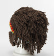 Halloween party spoof knit wool hats handmade beard men and women wig hats