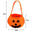Halloween pumpkin head candy bag