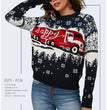 Snowflake ladies pullover long-sleeved jacquard knit