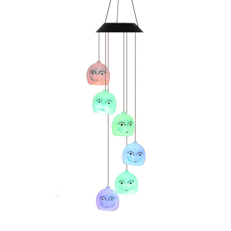Halloween Decoration Led Solar Wind Chime Lamp