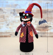 Halloween creative pumpkin witch doll