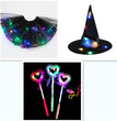 Magical & Luminous  LED Princess Halloween Tutu Skirt Sequins Shiny Skirt
