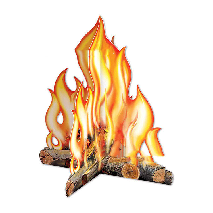 Bonfire Decoration Scene Props Halloween Flame Ornament