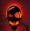 Scar One-eyed Pirate Mask Bloody Horror Cold Light Halloween Mask Led Glowing Mask