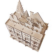 Wooden christmas house