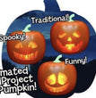 Talking Pumpkin Lantern Christmas Halloween Pumpkin Lantern Projection