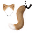 Halloween Party Faux Fox Tail Hairband Plush