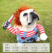 Dagger Pet Changing Clothes Festival Funny Halloween Knife Dog Clothes Cat Standing Clothes Pet Autumn And Winter New