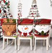 Christmas embroidery chair cover