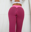 Plaid Leggings Fitness Yoga Pants Women's Seamless High Waist Leggings Breathable Gym