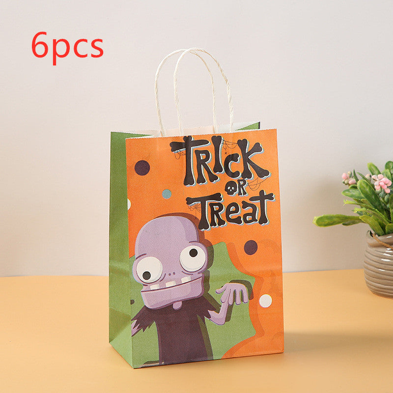 Halloween Pumpkin Handheld Paper Bag Kindergarten