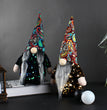 Halloween Sequin Faceless Doll Decoration Props