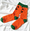 Personality Halloween Pumpkin Socks Fashion Funny Cute Happy Cartoon Male Sock Autumn Comfortable Stitching Pattern Cotton Socks