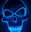 Halloween Skeleton Mask LED Glow Scary Mask