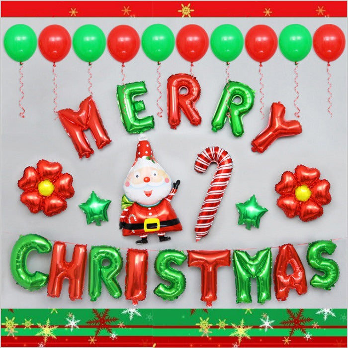 Christmas balloon decoration package