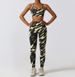 Camouflage Printing Seamless Yoga Suit