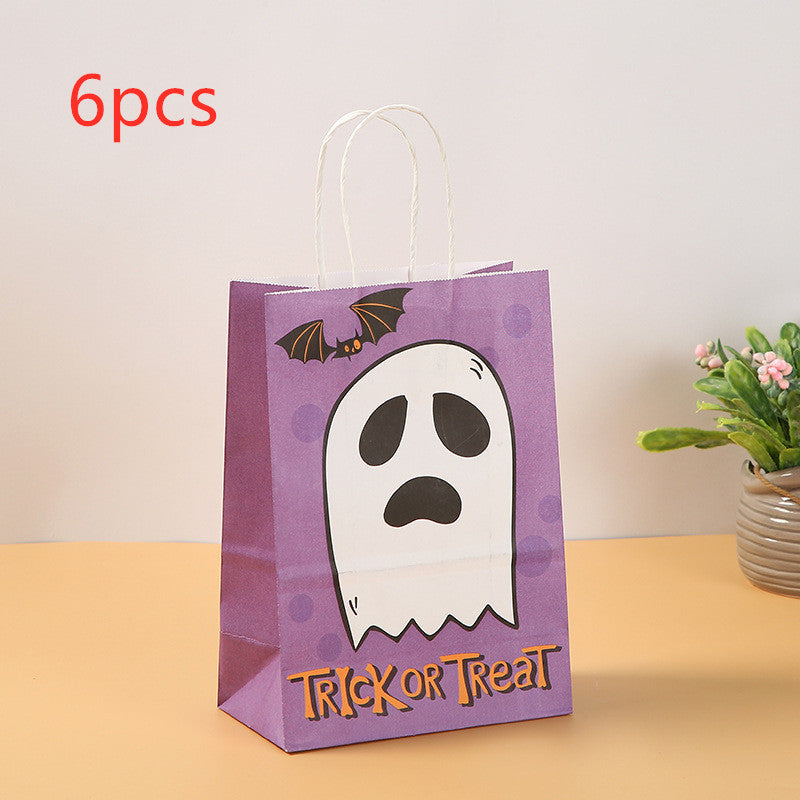 Halloween Pumpkin Handheld Paper Bag Kindergarten